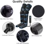 360° Air Pressure Leg Massager with Heat - Cordless Compression Boots for Circulation, Lymphatic Drainage & Muscle Recovery