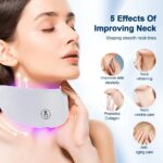 7-Color LED Light Therapy Mask with Neck Treatment - Professional Anti-Aging Facial Device for Skin Tightening, Whitening & Rejuvenation
