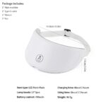 7-Color LED Light Therapy Mask with Neck Treatment - Professional Anti-Aging Facial Device for Skin Tightening, Whitening & Rejuvenation
