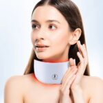 7-Color LED Light Therapy Mask with Neck Treatment - Professional Anti-Aging Facial Device for Skin Tightening, Whitening & Rejuvenation