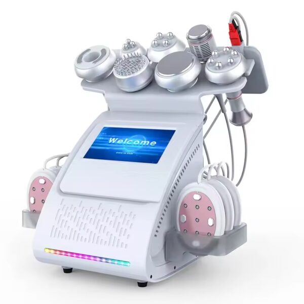 9-in-1 Professional Body Contouring Machine - 80K Cavitation + RF + EMS + Vacuum for Fat Burning & Skin Tightening