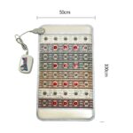 Crystal Therapy Mat – PEMF Magnetic Field & Far Infrared Heat with 7 Gemstones | Chakra Balancing | Free US Shipping