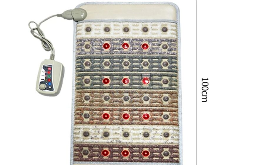 Crystal Therapy Mat – PEMF Magnetic Field Far Infrared Heat with 7 Gemstones Chakra Balancing Free US Shipping 2