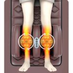 Full Body Vibrating Massage Cushion with Neck Massager – Memory Foam Mattress Pad with Heat Therapy