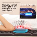 Full Body Vibrating Massage Cushion with Neck Massager – Memory Foam Mattress Pad with Heat Therapy