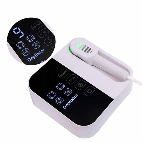 Professional IPL Hair Removal Device - Salon-Grade Permanent Hair Reduction with Ice Cooling Tech