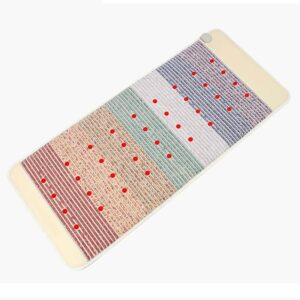 Rainbow Chakra Therapy Mat - PEMF Photon Energy, 7 Healing Gemstones & Infrared Heat | Doctor Recommended | Free US Shipping