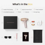 Portable IPL Laser Hair Removal Device with Ice Cooling
