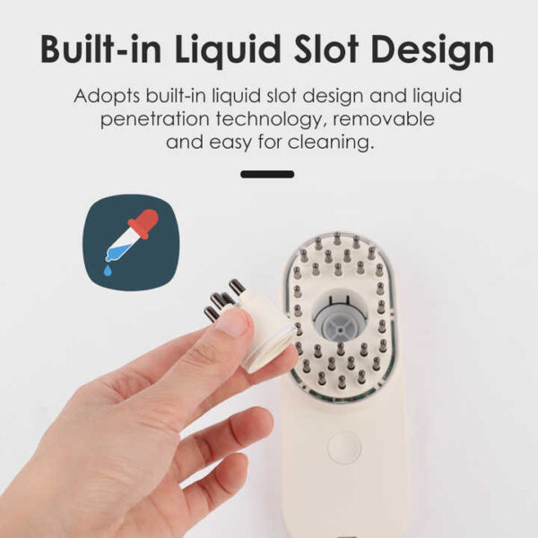 Red Light Vibrating Hair Growth Scalp Massager Brush