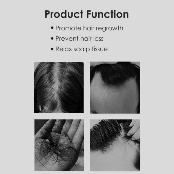 Red Light Vibrating Hair Growth Scalp Massager Brush